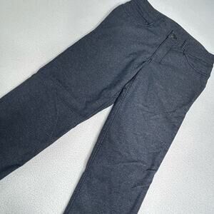 Lululemon Men's 30X29 ABC Pant Slim Tech Canvas Heathered Deep Navy